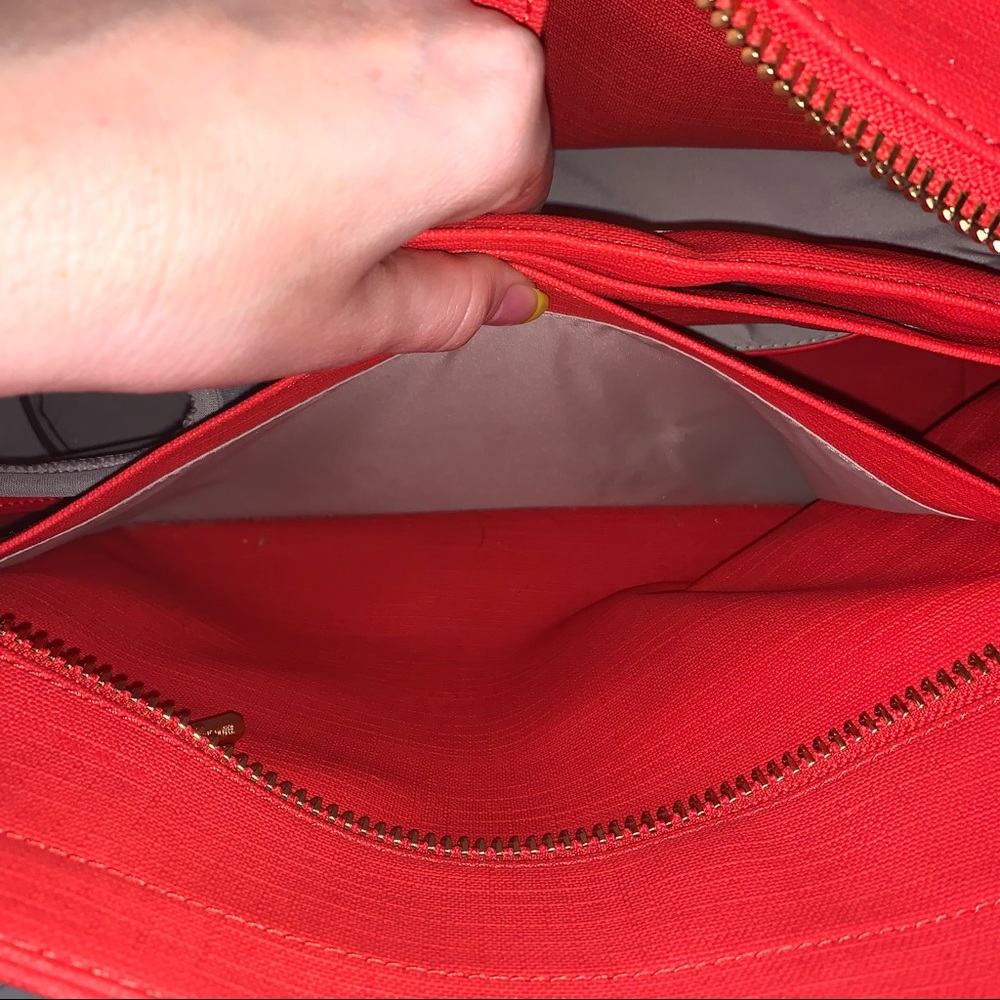 Dagne Dover 15” Tote - Vermilion - Picture 9 of 11
